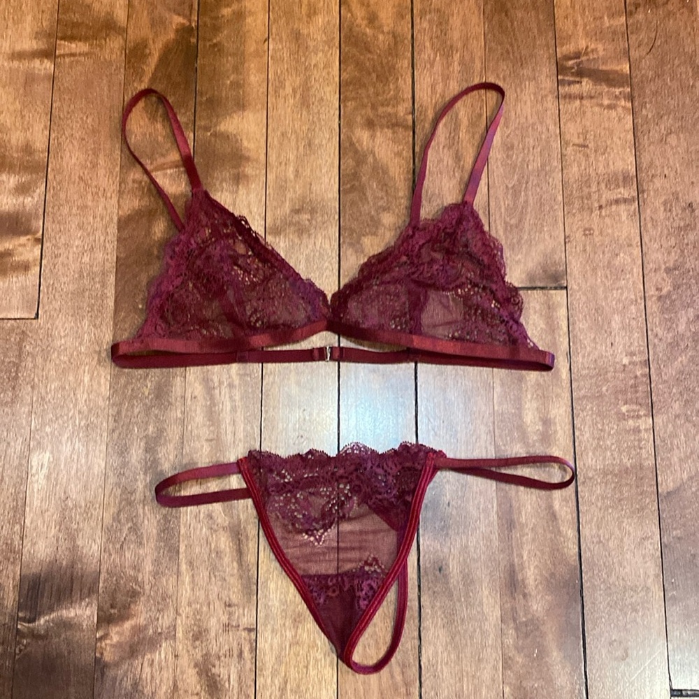 Dolls Kill lacey lingerie set